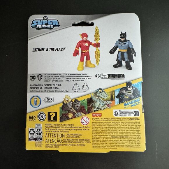 Imaginext DC Super Friends The Flash & Batman New In Box - Picture 3 of 6
